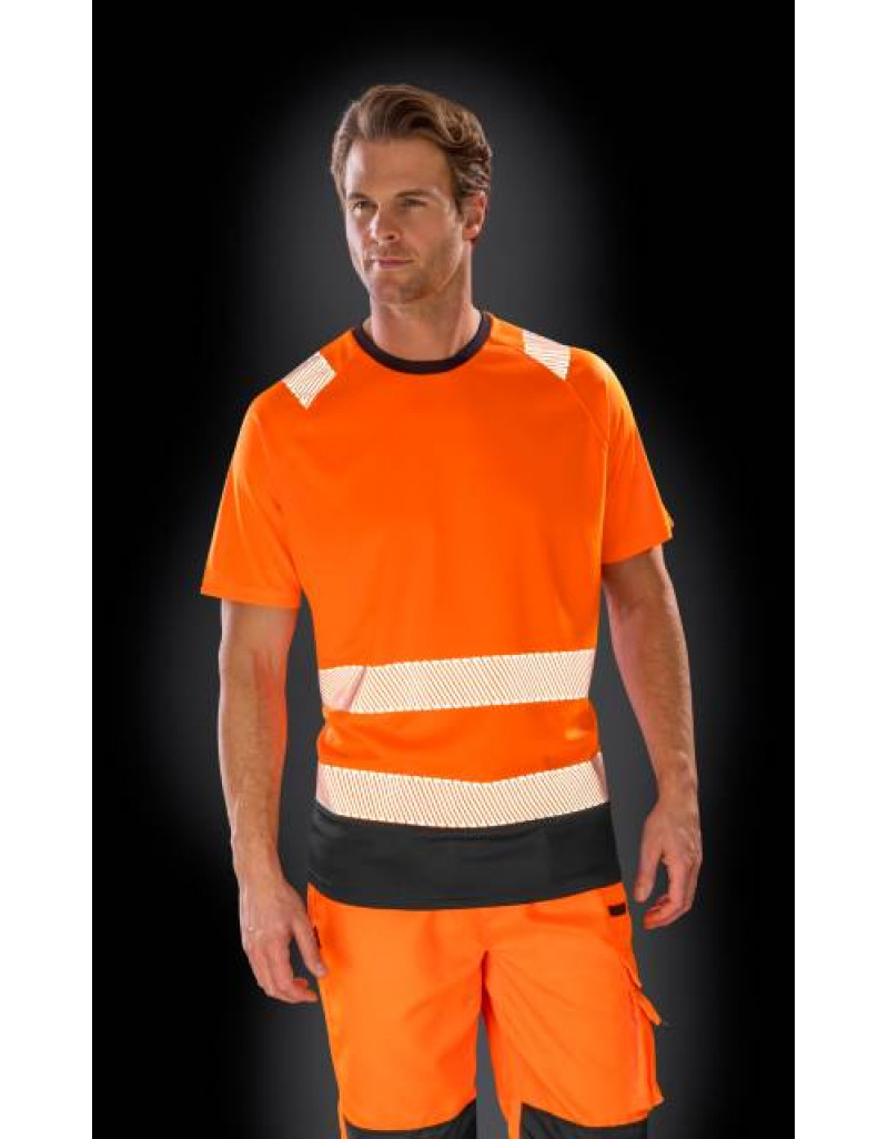 Tricou de lucru fosforescent